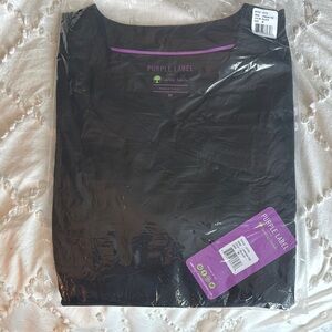 Purple Label Black scrub Top